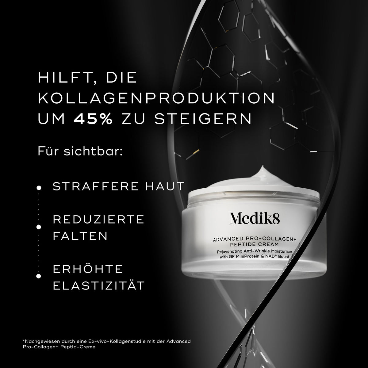 Medik8 Advanced Pro-Collagen+ Peptide Cream · Travel 15 ml