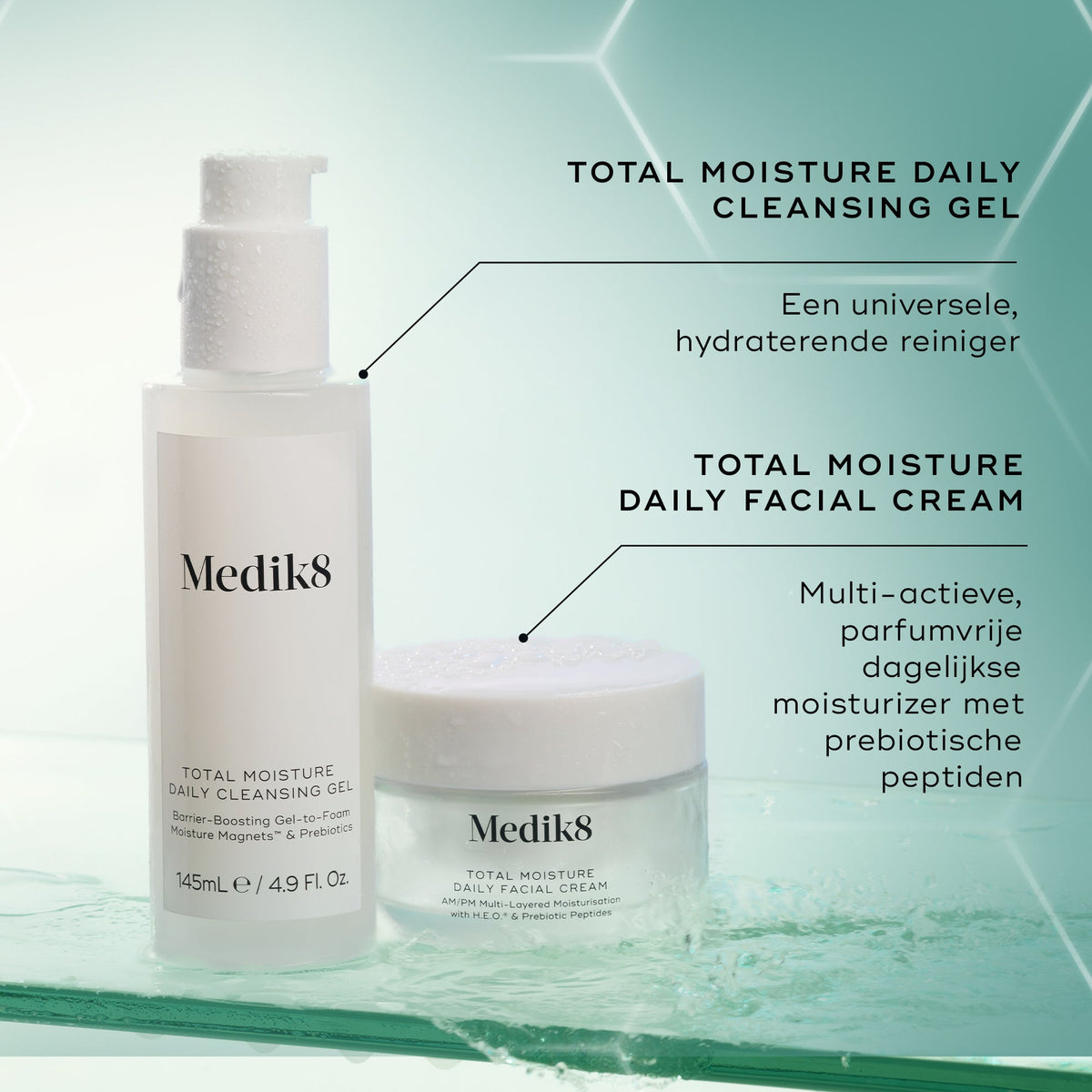 Medik8 Total Moisture Daily Cleansing Gel · 145 ml