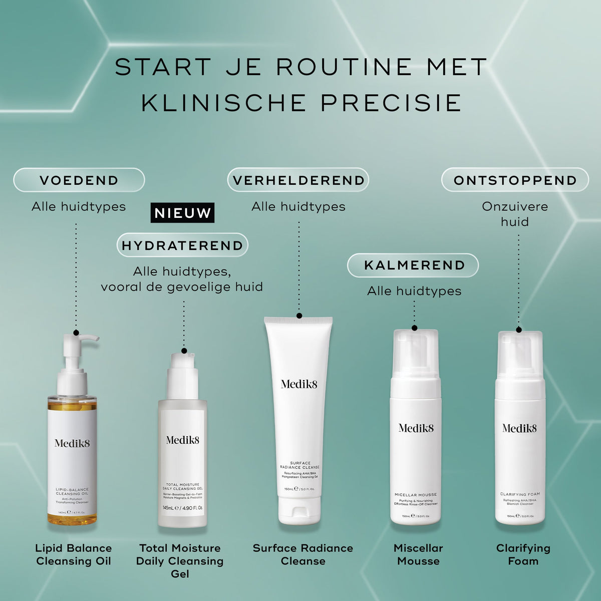 Medik8 Total Moisture Daily Cleansing Gel · 145 ml