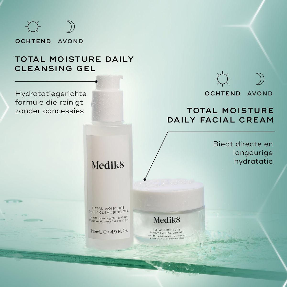 Medik8 Total Moisture Daily Cleansing Gel · 145 ml
