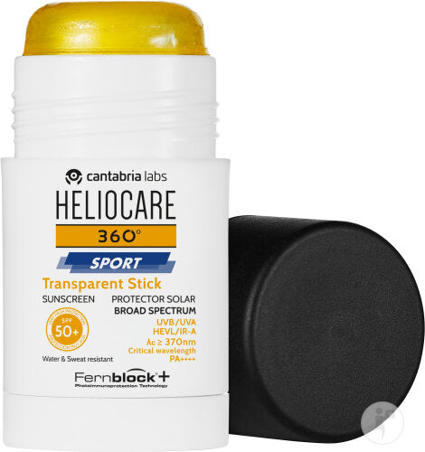Heliocare 360° Sport Transparante Stick SPF50+